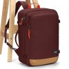 402654 18 pacsafe batoh go carry on 34l garnet red