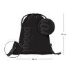 BAAGL 3 SET Coolmate Black: batoh, penál, sáček