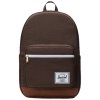 Herschel Pop Quiz New - Chocolate Brown Crosshatch/Tan 25L