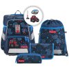 Step by Step Školní aktovka Space pro prvňáčky - 5-dílný set - Tractor Freddy  + Blikačka Step by Step jako dárek