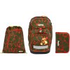 Ergobag Prime set batoh + sáček + pouzdro - Fluo drak 2025