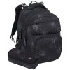 Bagmaster ZIPSTER 25 A studentský set – černý s bílými květy