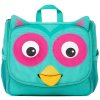 Affenzahn dětská kosmetická taštička Olivia Owl - turquoise
