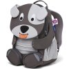 452407 affenzahn detsky batoh do skolky large friend dog grey 8l