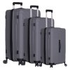 OUTDOOR GEAR Sada cestovních kufrů Stellar TR-407/3 PP - šedá