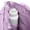 429532 7 puffer tote bag interior water bottle pocket lavender