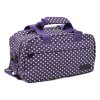 Cestovní taška MEMBER'S SB-0043 - fialová/bílá