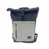Travelite Basics Roll-up Backpack Navy/Grey 35l