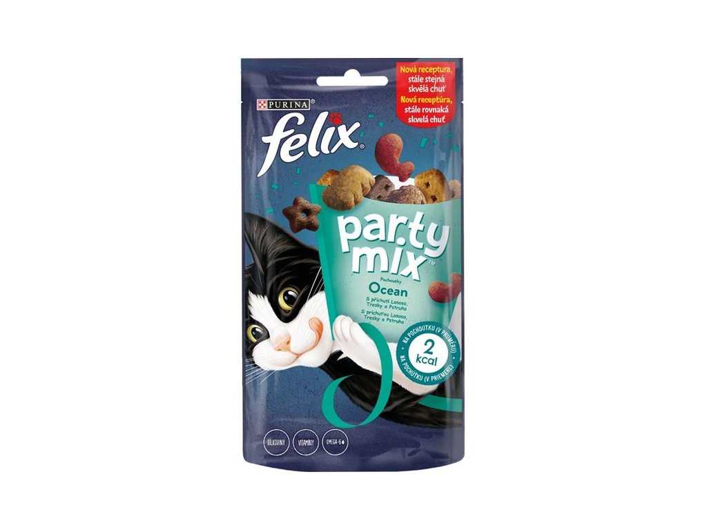 82578 1 felix party mix ocean mix 60g z kategorie chovatelske potreby a krmiva pro kocky krmivo a pamlsky pro kocky pamlsky pro kocky
