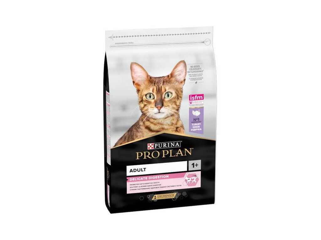 82425 1 pro plan cat adult delicate digestion kruta 10 kg z kategorie chovatelske potreby a krmiva pro kocky krmivo a pamlsky pro kocky granule pro kocky
