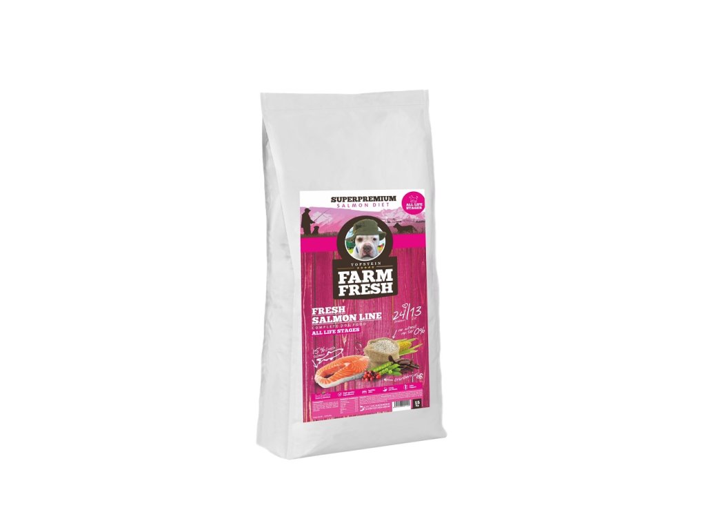 83085 1 farm fresh salmon line all life stages 2 kg z kategorie chovatelske potreby a krmiva pro psy krmiva pro psy granule pro psy