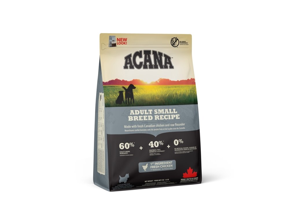 10698 acana dog adult small breed recipe 2kg z kategorie chovatelske potreby a krmiva pro psy krmiva pro psy granule pro psy
