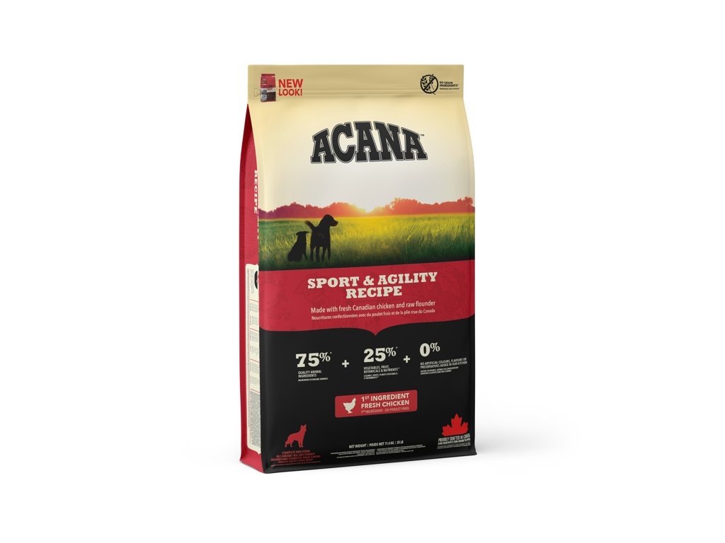 28011 acana dog sport agility recipe 11 4 kg z kategorie chovatelske potreby a krmiva pro psy krmiva pro psy granule pro psy