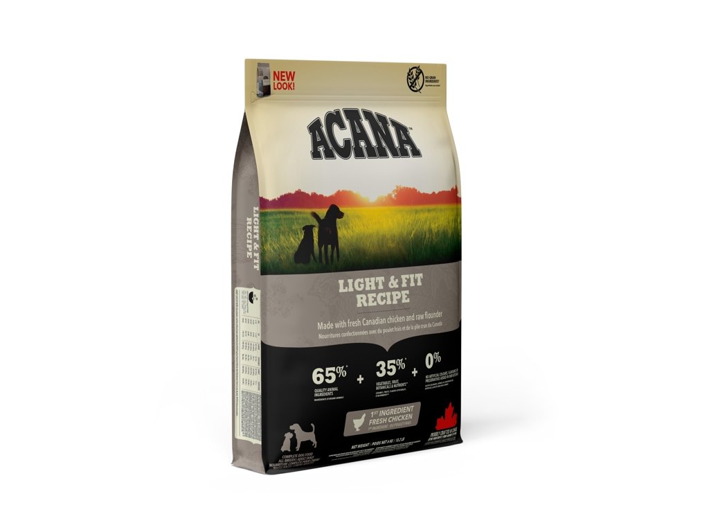 17664 acana dog light fit recipe 6kg z kategorie chovatelske potreby a krmiva pro psy krmiva pro psy granule pro psy