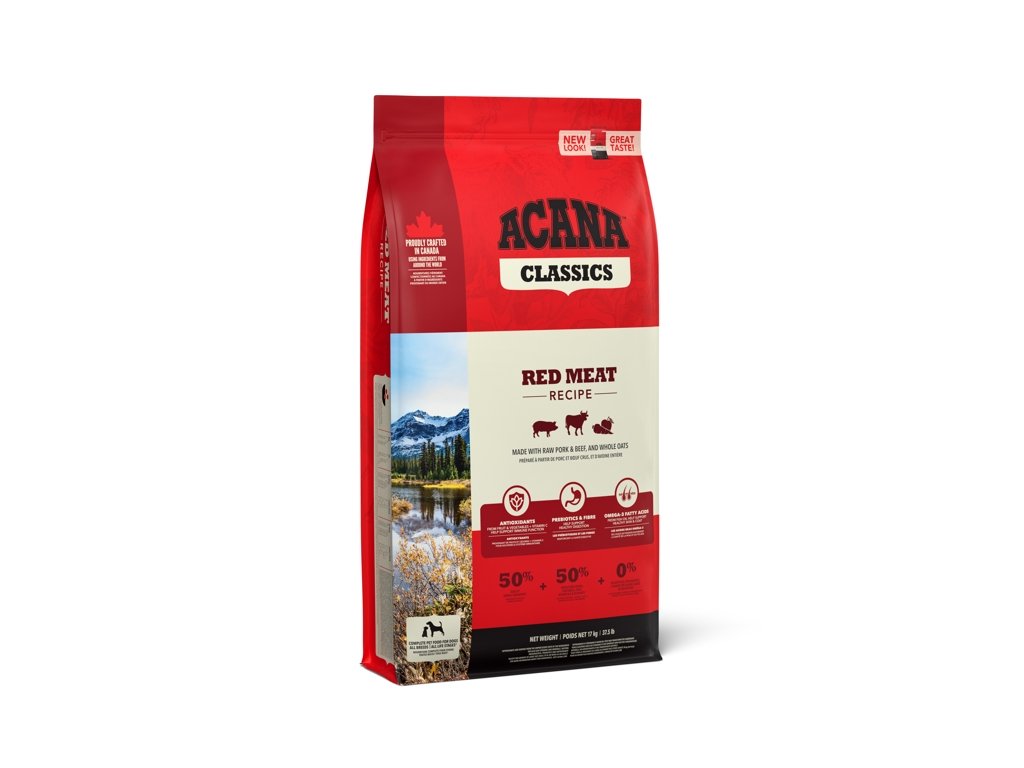 27384 acana dog red meat recipe 14 5kg z kategorie chovatelske potreby a krmiva pro psy krmiva pro psy granule pro psy