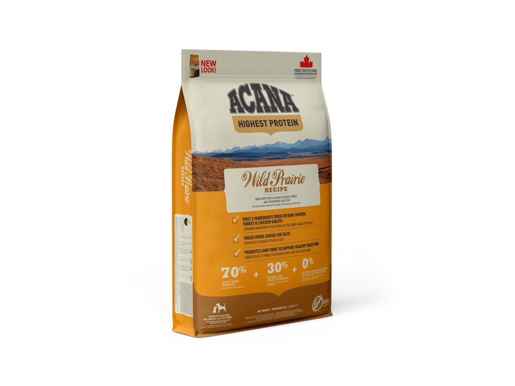 21201 acana dog wild prairie recipe 6 kg z kategorie chovatelske potreby a krmiva pro psy krmiva pro psy granule pro psy