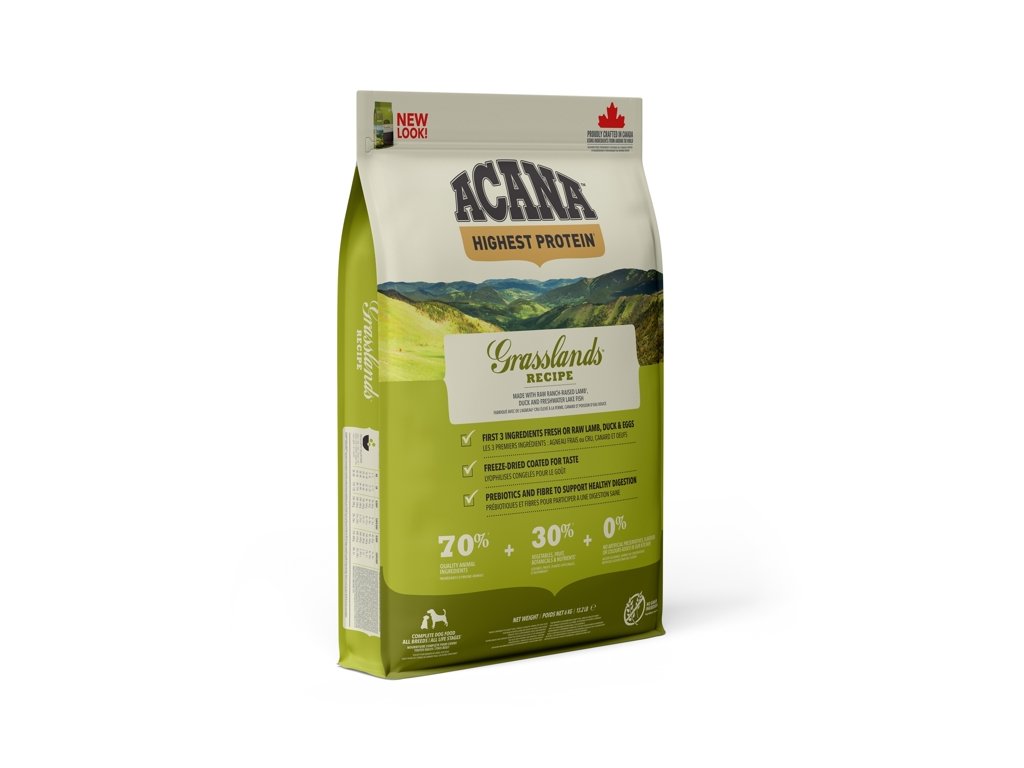 27978 acana dog grasslands recipe 6kg z kategorie chovatelske potreby a krmiva pro psy krmiva pro psy granule pro psy