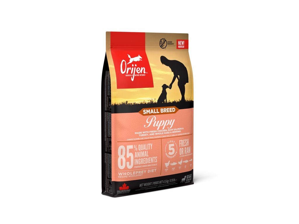 75426 2 orijen dog small breed puppy 4 5 kg z kategorie chovatelske potreby a krmiva pro psy krmiva pro psy granule pro psy