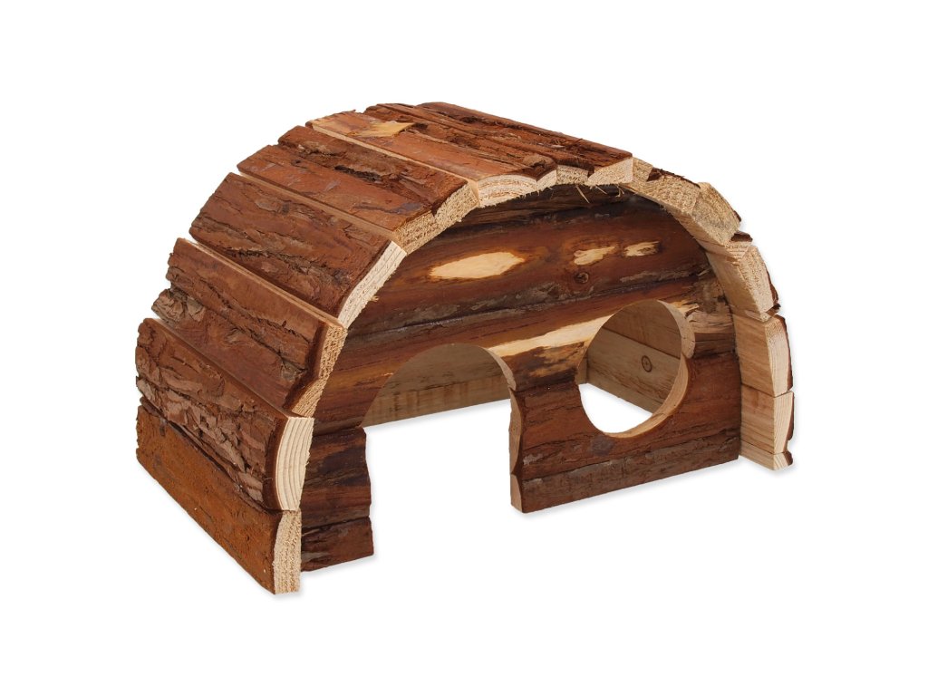 54054 1 domek small animals hobit dreveny 25 x 16 x 15 cm 1 ks z kategorie chovatelske potreby a krmiva pro hlodavce a mala zvirata domecky odpocivadla