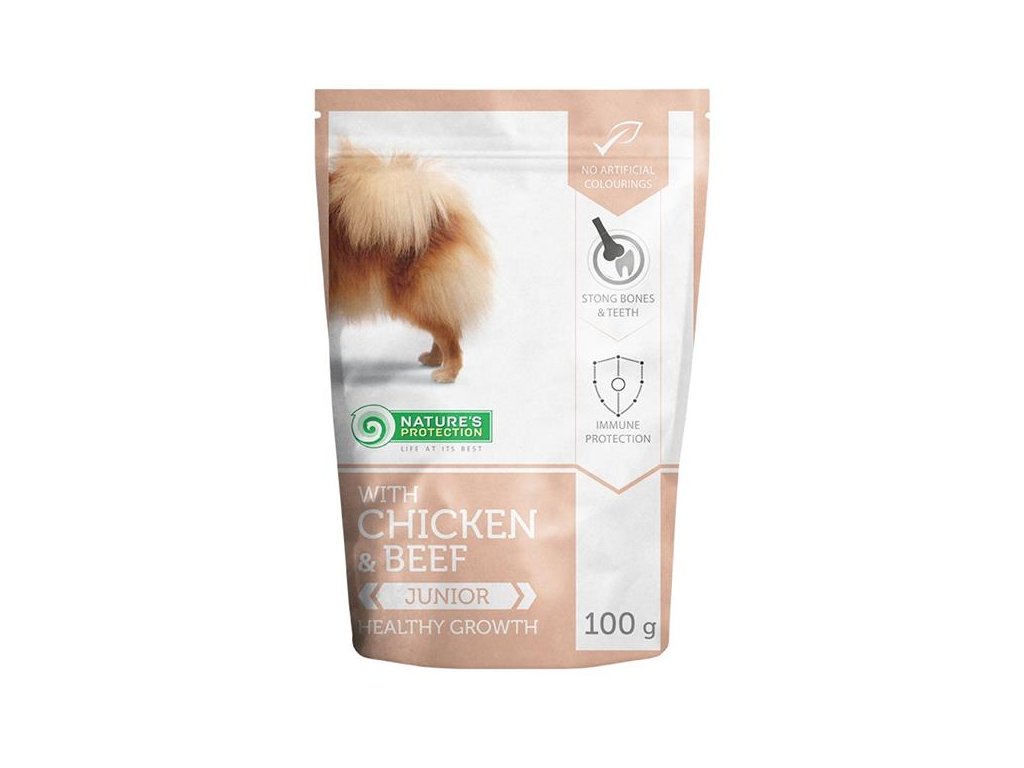56322 1 nature s protection dog kapsicka junior mini 100g z kategorie chovatelske potreby a krmiva pro psy krmiva pro psy kapsicky pro psy