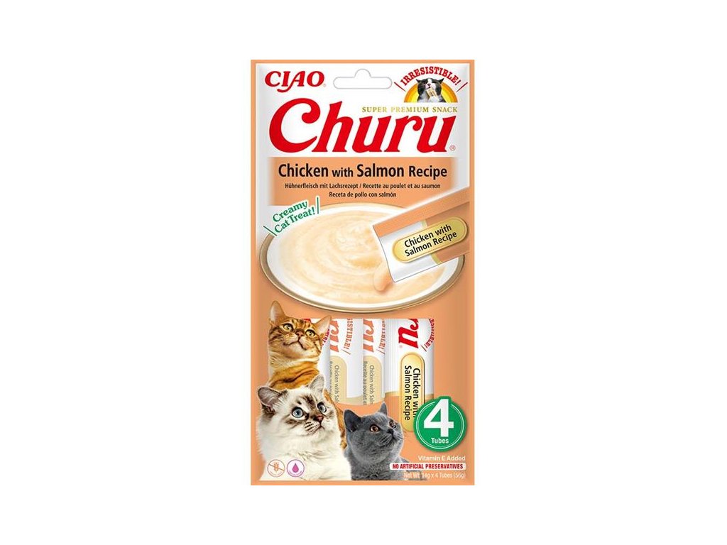 75978 1 inaba churu cat snack kure s prichuti lososa 4x14g z kategorie chovatelske potreby a krmiva pro kocky krmivo a pamlsky pro kocky pamlsky pro kocky