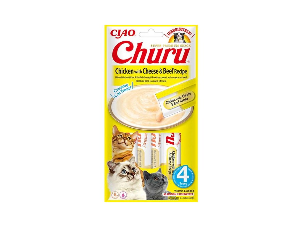 75987 1 inaba churu cat snack kure syr a hovezi prichuti 4x14g z kategorie chovatelske potreby a krmiva pro kocky krmivo a pamlsky pro kocky pamlsky pro kocky