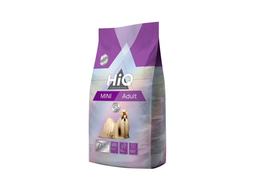 58490 1 hiq dog dry adult mini 1 8 kg z kategorie chovatelske potreby a krmiva pro psy krmiva pro psy granule pro psy