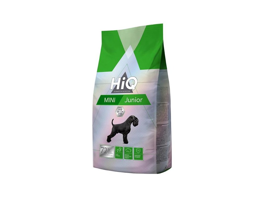 58502 1 hiq dog dry junior mini 1 8 kg z kategorie chovatelske potreby a krmiva pro psy krmiva pro psy granule pro psy