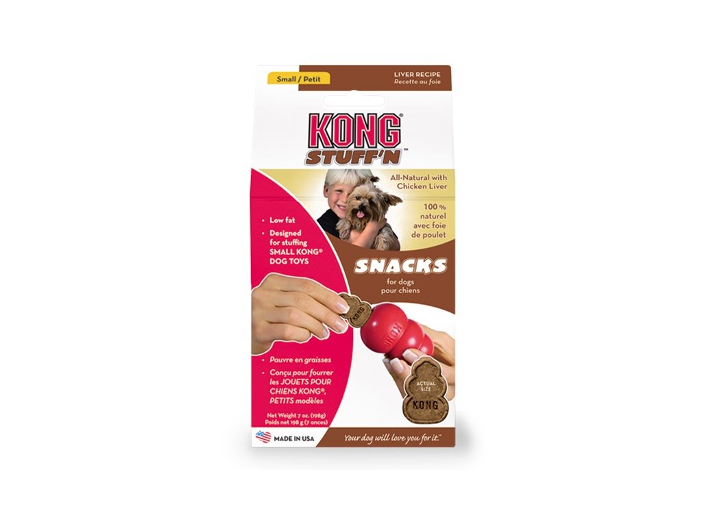 6744 1 kong snacks small jatrovy pamlsek 198g z kategorie chovatelske potreby a krmiva pro psy hracky pro psy kong hracky pro psy