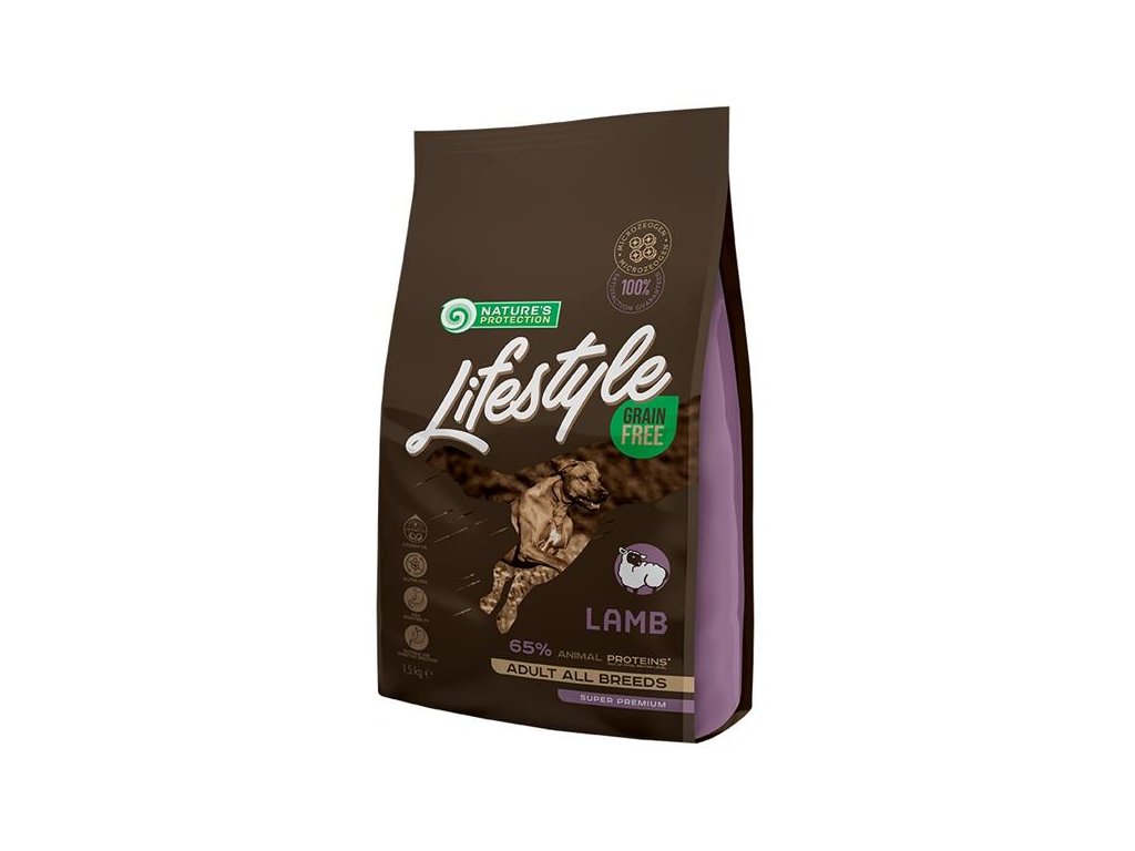 56463 1 nature s protection dog dry lifestyle gf lamb 1 5 kg z kategorie chovatelske potreby a krmiva pro psy krmiva pro psy granule pro psy