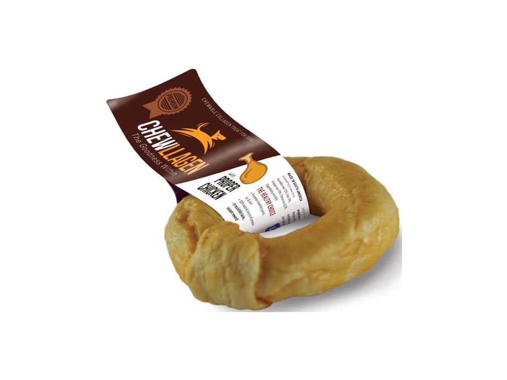 58263 1 chewllagen kureci donut 9 cm z kategorie chovatelske potreby a krmiva pro psy pamlsky pro psy pamlsky z prirodni zelatiny pro psy