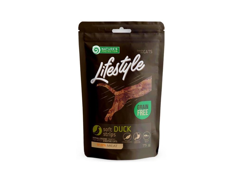 56577 1 nature s protection cat snack lifestyle kachni platky 75 g z kategorie chovatelske potreby a krmiva pro kocky krmivo a pamlsky pro kocky pamlsky pro kocky