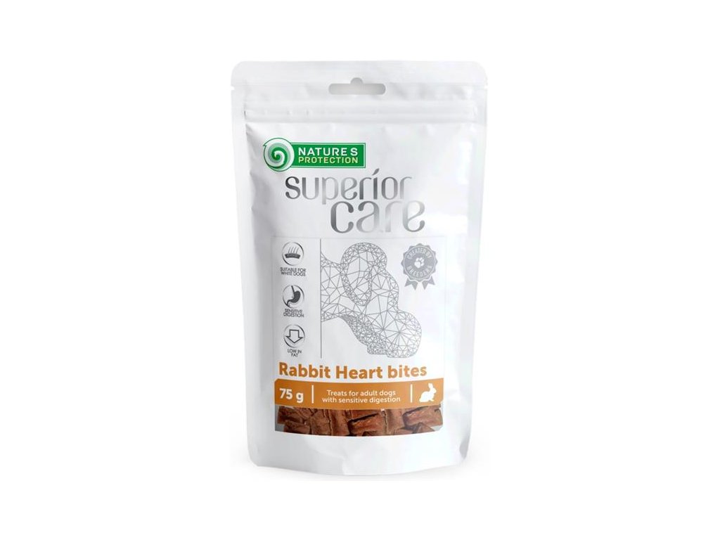 56592 1 nature s protection superior care dog snack kralici kousky 75 g z kategorie chovatelske potreby a krmiva pro psy pamlsky pro psy susena masicka pro psy