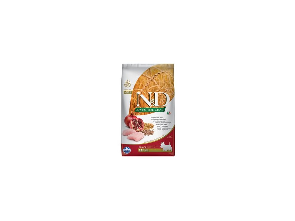 23808 n d lg dog senior mini chicken pomegranate 2 5kg z kategorie chovatelske potreby a krmiva pro psy krmiva pro psy granule pro psy