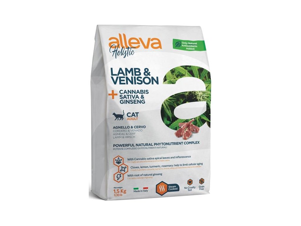 56757 1 alleva holistic cat dry adult lamb venison 1 5kg z kategorie chovatelske potreby a krmiva pro kocky krmivo a pamlsky pro kocky granule pro kocky