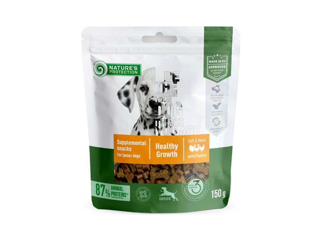 56859 1 nature s protection poultry healthy growth juniors 150g z kategorie chovatelske potreby a krmiva pro psy pamlsky pro psy funkcni pamlsky pro psy