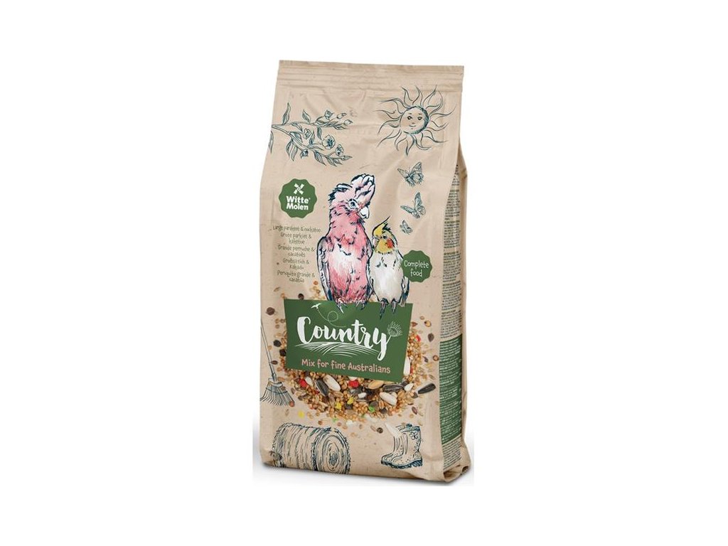 58191 1 witte molen country large parakeet korela 550 g z kategorie chovatelske potreby pro ptaky a papousky krmivo pro papousky