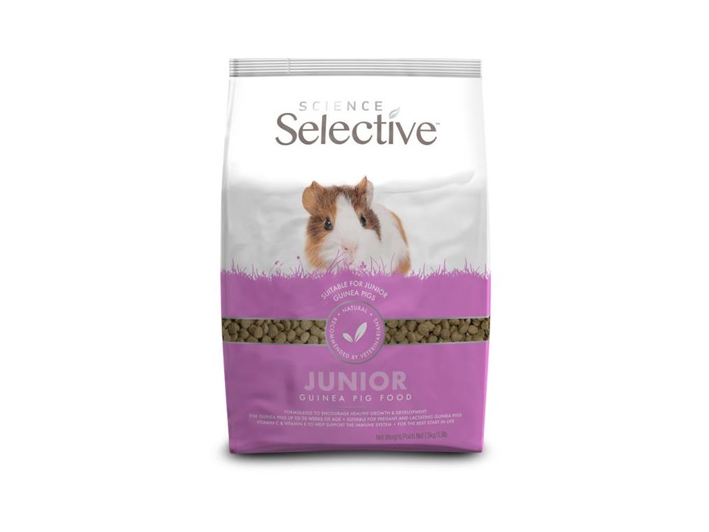 56937 1 supreme science selective guinea pig morce junior 1 5 kg z kategorie chovatelske potreby a krmiva pro hlodavce a mala zvirata krmiva pro hlodavce a mala zvirata