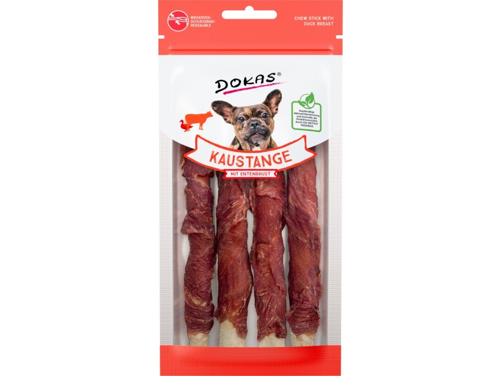 38499 1 dokas tycinky z hovezi kuze obalene kachnim masem pochoutka pro psy 50g z kategorie chovatelske potreby a krmiva pro psy pamlsky pro psy zvykaci pamlsky pro psy