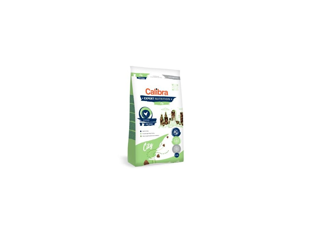 30918 calibra dog expert nutrition city 2kg z kategorie chovatelske potreby a krmiva pro psy krmiva pro psy granule pro psy