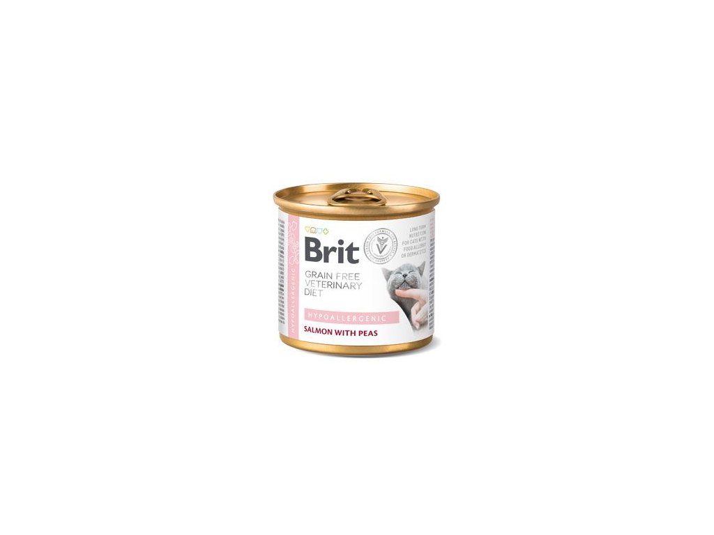 52356 1 brit vd cat gf konz hypoallergenic 200g z kategorie chovatelske potreby a krmiva pro kocky krmivo a pamlsky pro kocky veterinarni diety pro kocky