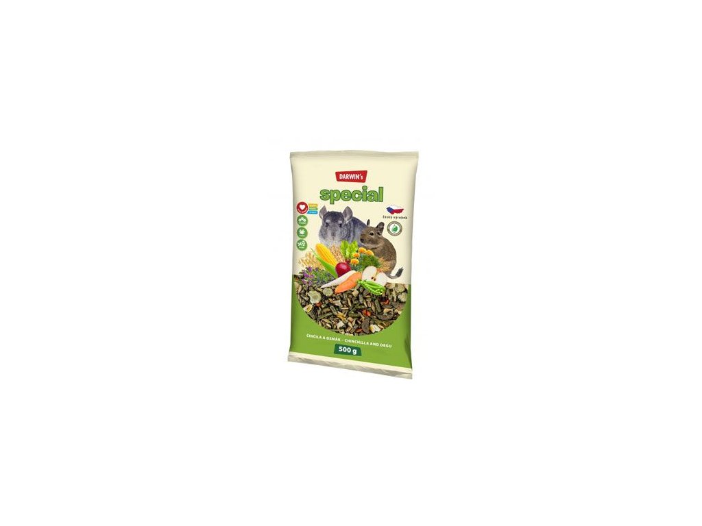 40428 1 darwin s cincila osmak special 500g new z kategorie chovatelske potreby a krmiva pro hlodavce a mala zvirata krmiva pro hlodavce a mala zvirata
