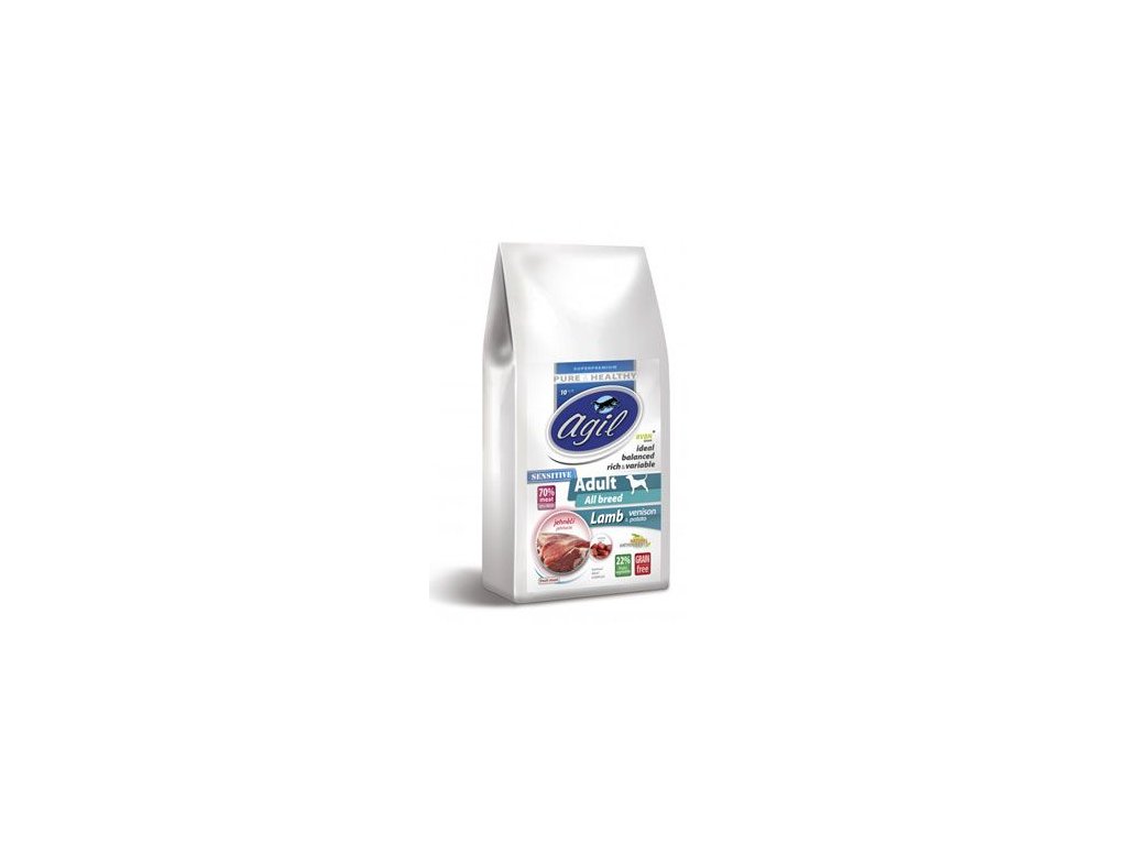 75381 1 agil adult sensitive grain free lamb venision 2kg z kategorie chovatelske potreby a krmiva pro psy krmiva pro psy granule pro psy