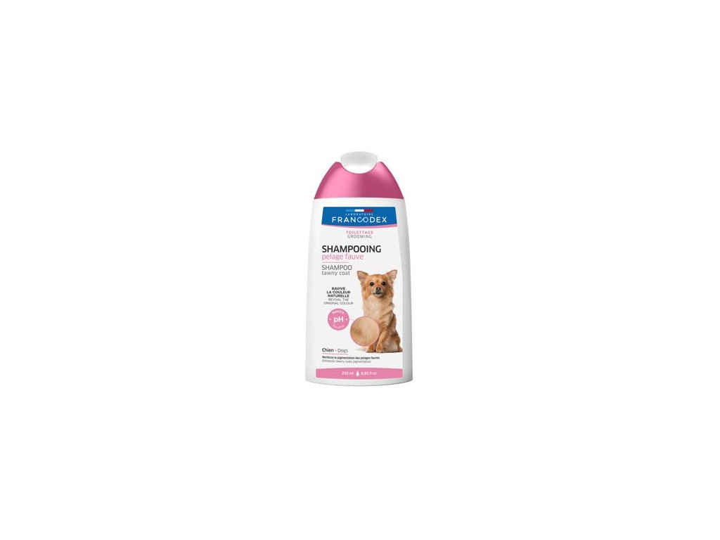 22593 francodex sampon zlata srst psa 250ml z kategorie chovatelske potreby a krmiva pro psy hygiena a kosmetika psa sampony a spreje pro psy