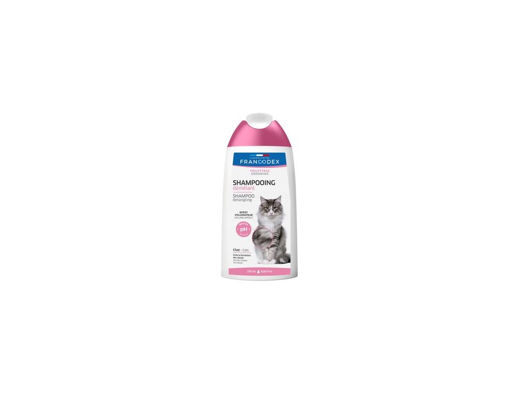 22557 francodex sampon a kondicioner 2in1 pro kocku 250ml z kategorie chovatelske potreby a krmiva pro kocky hygiena a kosmetika kocek sampony pro kocky