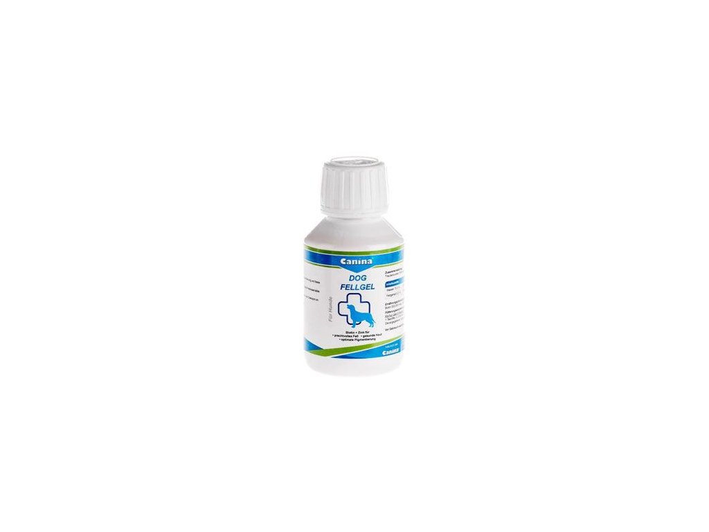 44091 1 canina dog fell gel 100ml z kategorie chovatelske potreby a krmiva pro psy vitaminy a leciva pro psy kuze a srst psu