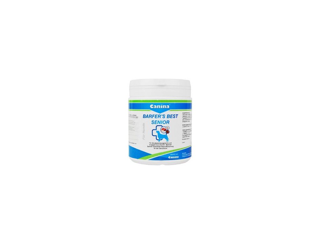 44271 1 canina barfer s best senior 180g z kategorie chovatelske potreby a krmiva pro psy vitaminy a leciva pro psy doplnky pro barf