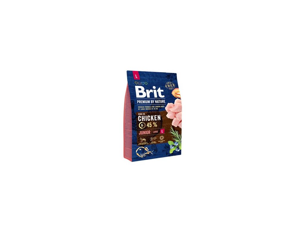 28323 brit premium dog by nature junior l 3kg z kategorie chovatelske potreby a krmiva pro psy krmiva pro psy granule pro psy