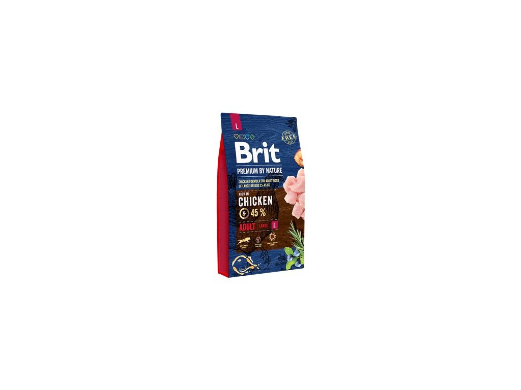 11202 brit premium dog by nature adult l 8kg z kategorie chovatelske potreby a krmiva pro psy krmiva pro psy granule pro psy