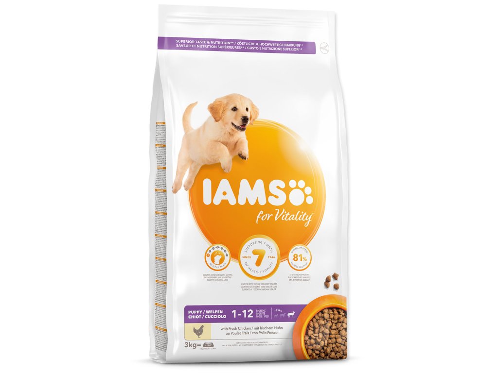 52170 1 iams dog puppy large chicken 3 kg z kategorie chovatelske potreby a krmiva pro psy krmiva pro psy granule pro psy